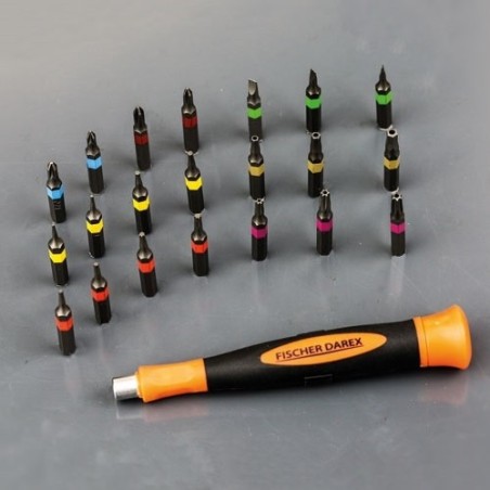 Coffret de 21 embouts de vissage et tournevis porte embouts