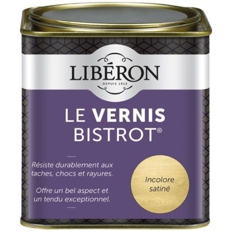 Vernis bistrot 0.5L satiné incolore