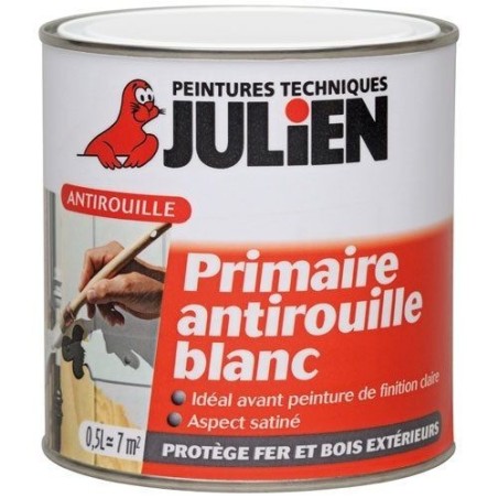 Antirouille féri primaire 0.5l blanc 5108166