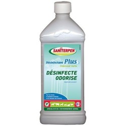 Saniterpen désinfectant plus fraicheur verte 1L