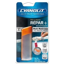 Cyanolit répar+ pâte à réparer bouchon cutter