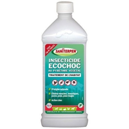 Saniterpen insecticide Ecochoc pyrethre végétal 1L