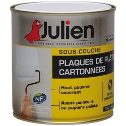 Julien s/couche j6 plaque platre 0.5l