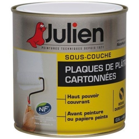 Julien s/couche j6 plaque platre 0.5l