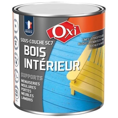 Sous couche bois int.500ml blanc