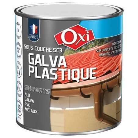 Sous couche galva/plastique 500ml blanc
