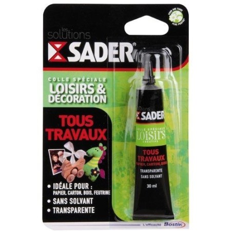 Colle tous travaux tube alu 30ml blister