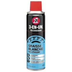 Graisse blanche au lithium 3 en 1 aérosol de 250ml