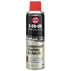 Lubrifiant chaîne et câble bbe 250ml 33602