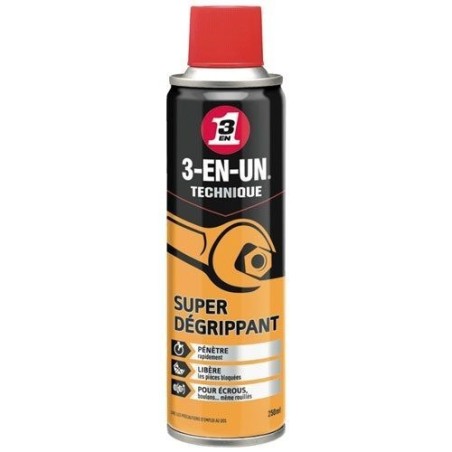 Super dégrippant 3 en 1 bbe 250ml
