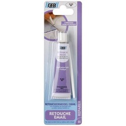 Retouche émail pinceau applicateur 20ml blanc