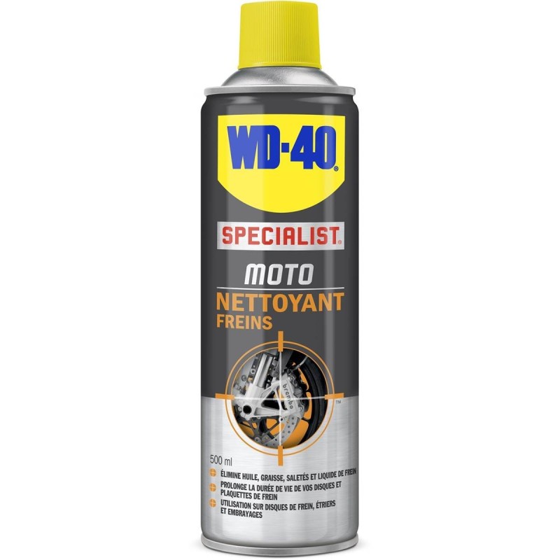 Wd40 moto nettoyant freins 500ml