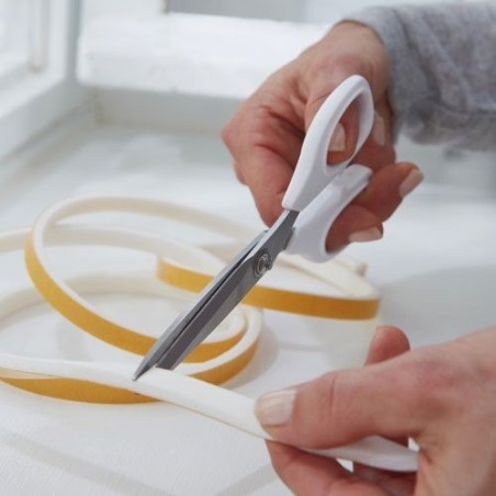 Calfeutrer mousse porte et fenetre 10mx15mmx6mm blanc