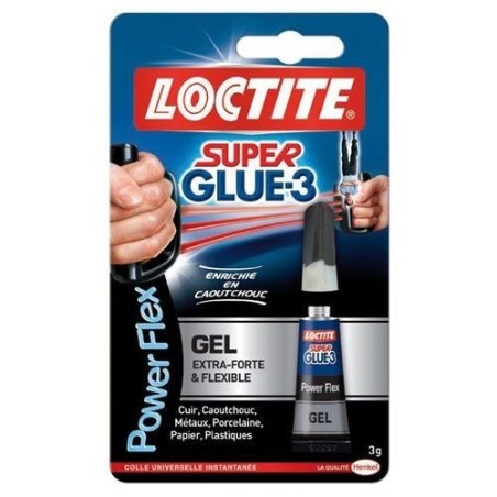 Super glue3 colle Power Flex 3g blister