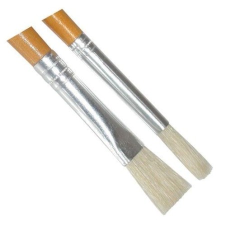 Brosse à tableau plate+ronde n10 sous pochette
