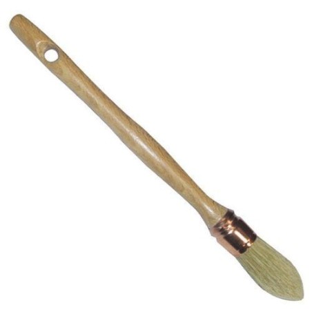Pinceau pouce à rechampir soies pures manche long d.29 n6