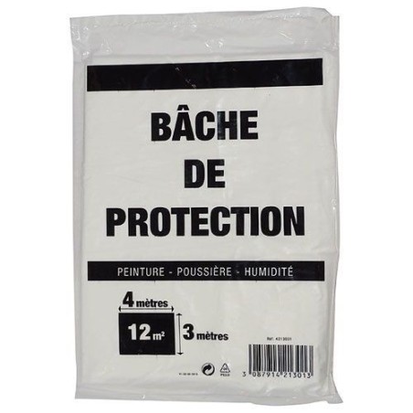 Bâche de protection  3x4m