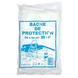 Bâche de protection 4mx5m polypropylène A