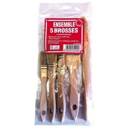 Brosse professionnel norme fsc lot de 5