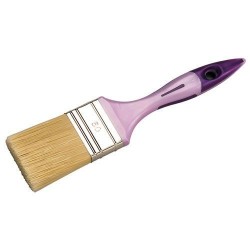 Pinceau plat toute peinture largeur 40mm fibres synthétiques