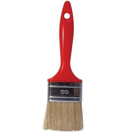 Pinceau plat toute peinture largeur 60mm soies pures A