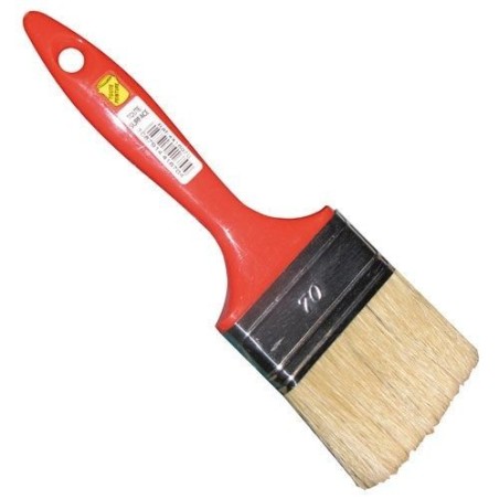 Pinceau plat toute peinture largeur 70mm soies pures A