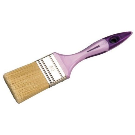 Pinceau plat toute peinture largeur 80mm fibres synthétiques