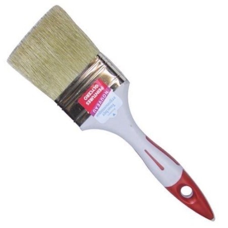 Pinceau plat bimatière peinture mate satinée 50mm