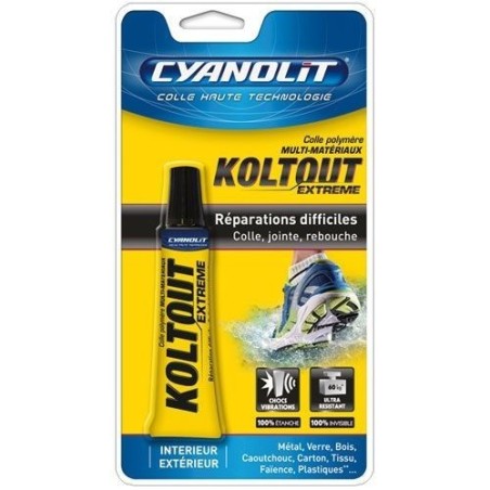 Cyanolit colle résiste Kolfort multimatériaux tube 20ml