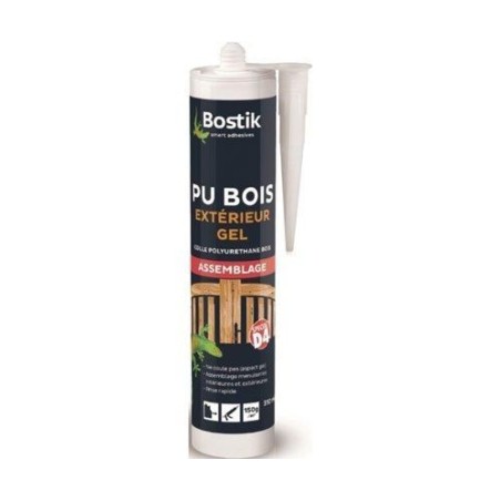 Colle PU bois extérieur gel cartouche 310ml