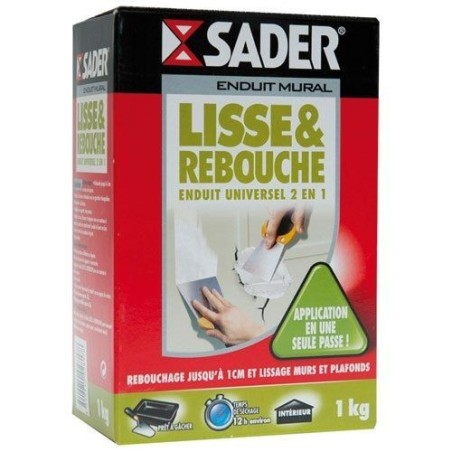Enduit général lisse et rebouche universel 1kg