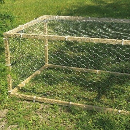 Grillage Galvanex maille 19 0m50x10m plastifié