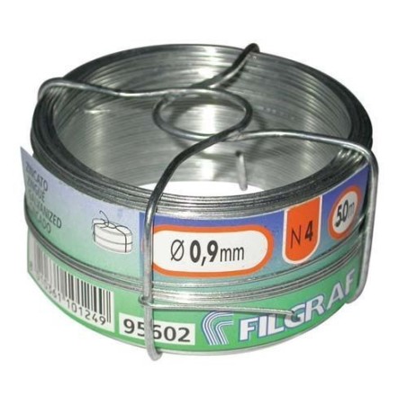 Fil galva 1.3mm Filgraf 8 z bobinot 50   ø80 mm