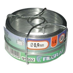 Fil galva 1.5mm Filgraf 10 z bobinot 50m. ø80 mm