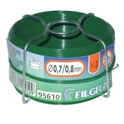 Fil plastifié vert Filgraf 5 bobine 50m ø80 mm