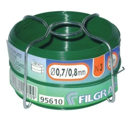 Fil plastifié vert Filgraf 5 bobine 50m ø80 mm