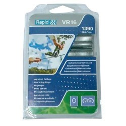 Agrafe grillage vr16 plastifiée boite de 1390
