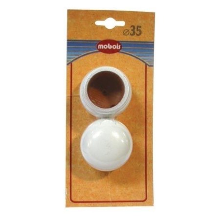 Embout anglais d.35 x2 blanc 1410cl