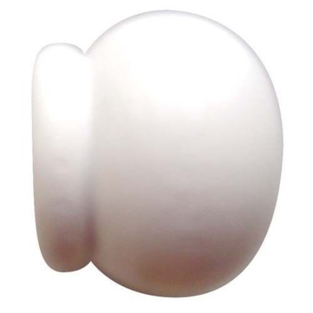 Décor d'extrem.d.35 x2 laq.blan 1010cl