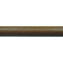 Tringle bois d.35 2.5m noyer 35250n