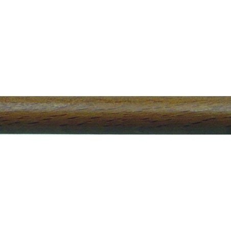 Tringle bois d.35 2.5m noyer 35250n