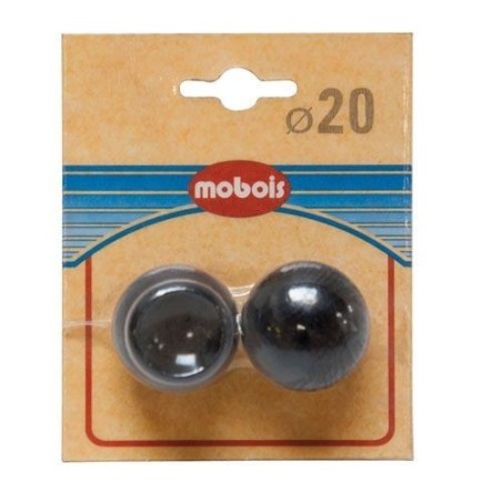 Embout boule anglais d.20x2 noyer210cn