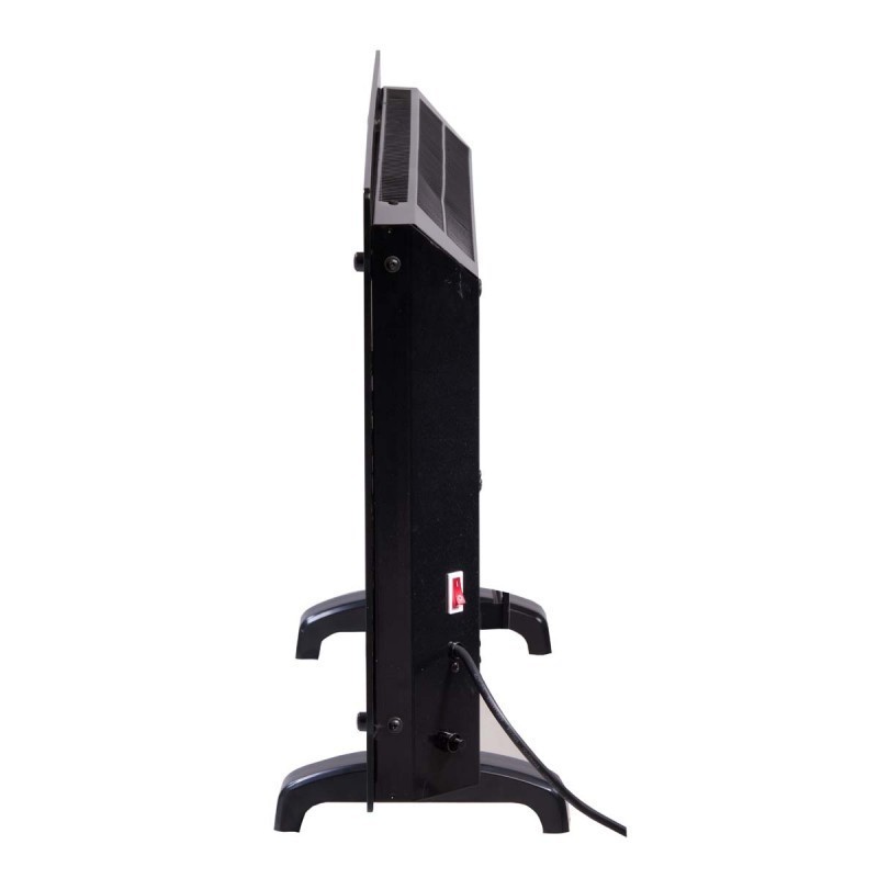 Chauffage décoratif design noir avec écran LCD 2000W