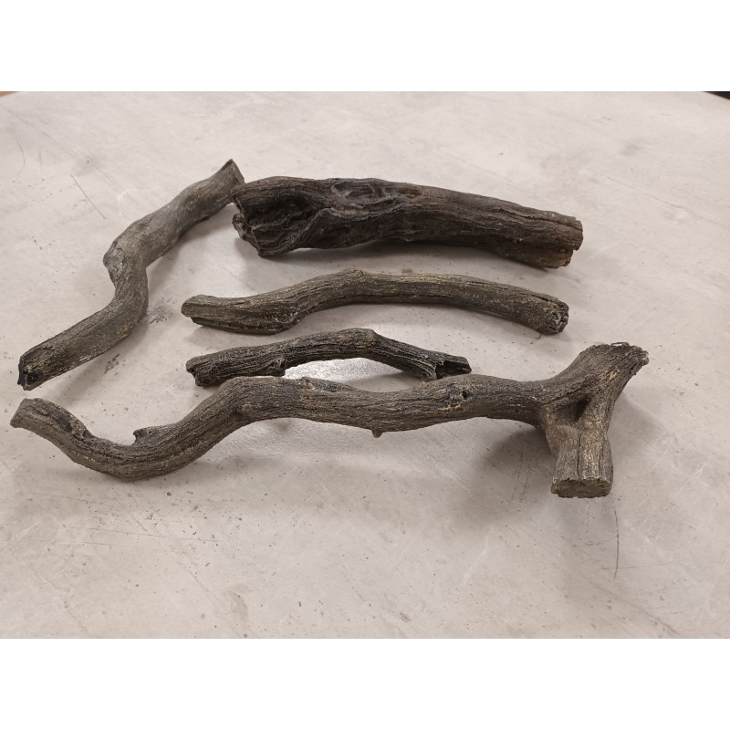 Lot de 5 bûches décoratives Luxe