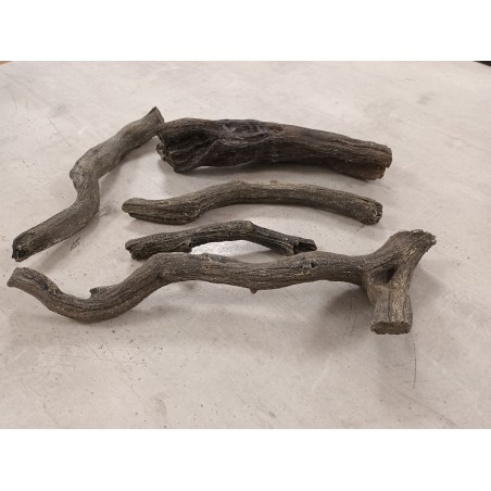 Lot de 5 bûches décoratives Luxe