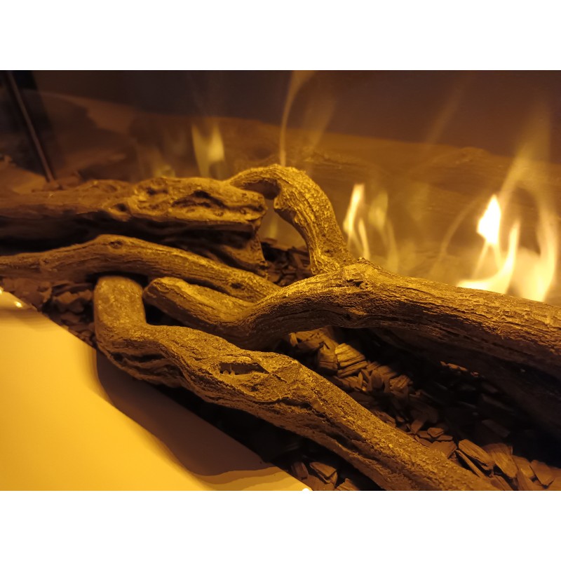 Lot de 5 bûches décoratives Luxe