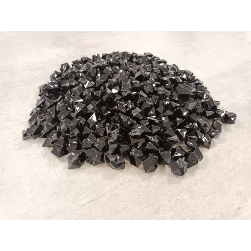 Pierre de synthèse en fibre de verre noire 500g