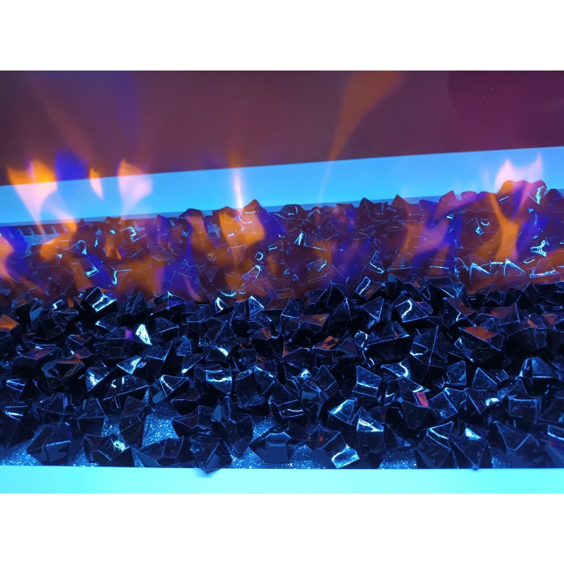 Pierre de synthèse en fibre de verre noire 500g