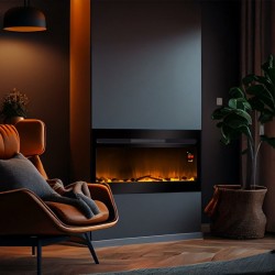 Cheminée décorative encastrable Elysée 90 cm