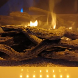 Lot de 5 bûches décoratives Luxe